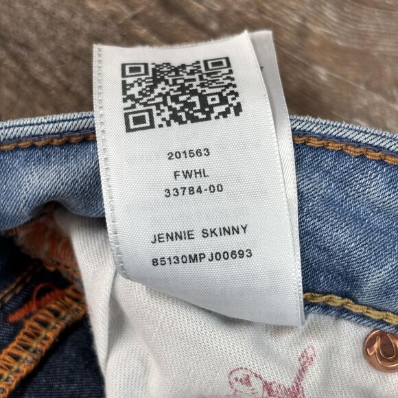 True Religion Jennie Curvy Skinny Jeans Women's 24 Light Wash Blue Stretch Denim - Picture 15 of 15